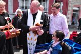2011 Lourdes Pilgrimage - Archbishop Dolan with Malades (73/267)